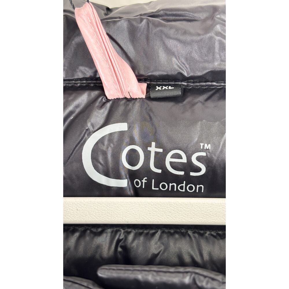 Cotes Of London St Barts Down Puffer Vest Midnight Black Womens Size XXL New - Picture 13 of 15